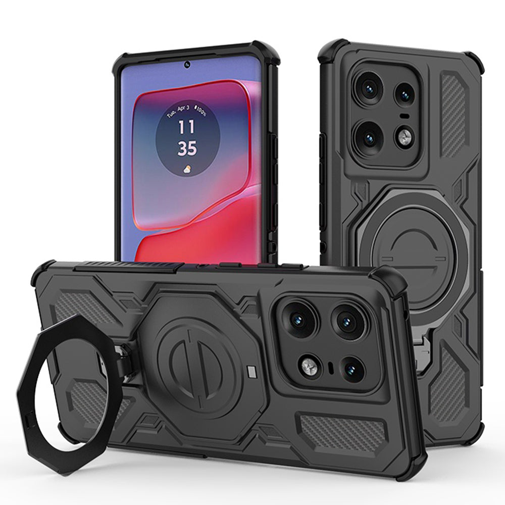 Techsuit - Carbon Shield PRO - Motorola Edge 50 Pro - Black