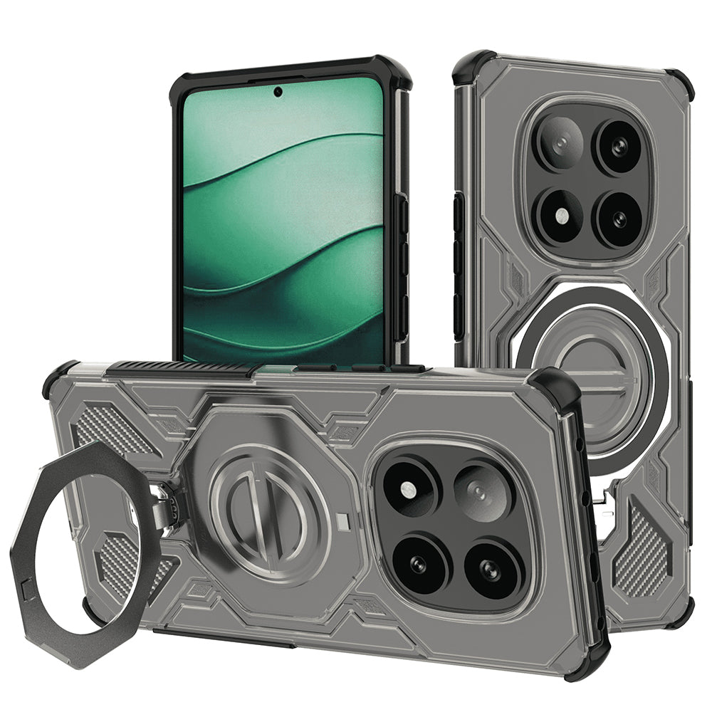 Techsuit - Carbon Shield PRO - Xiaomi Redmi Note 14 Pro 5G / Poco X7 - Smoke Black