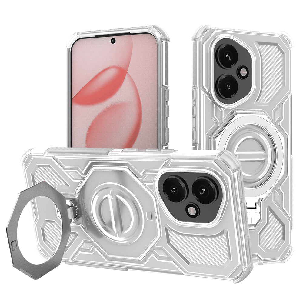 Techsuit - Carbon Shield PRO - Honor 400 - White Transparent