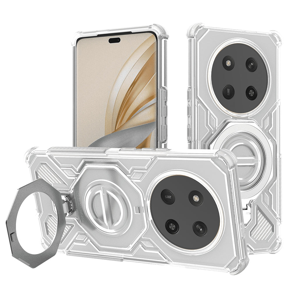 Techsuit - Carbon Shield PRO - Honor Magic7 Lite / X9c - White Transparent