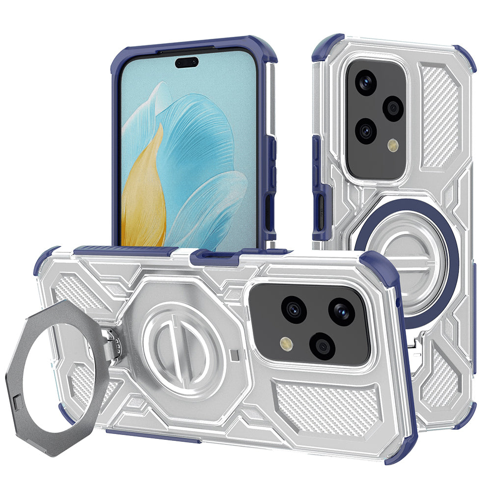 Techsuit - Carbon Shield PRO - Honor 200 Lite - Blue Transparent