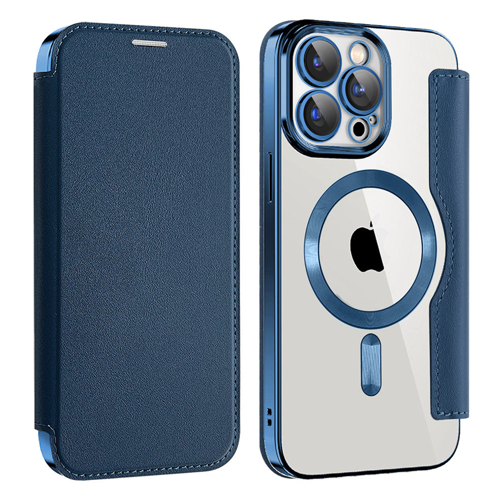 Techsuit - SmartMag Book Case - iPhone 12 Pro - Blue