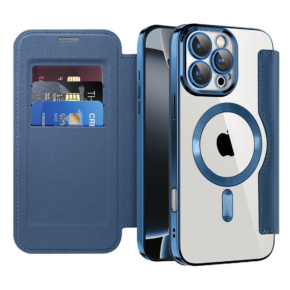 Techsuit - SmartMag Book Case - iPhone 16 Pro - Blue