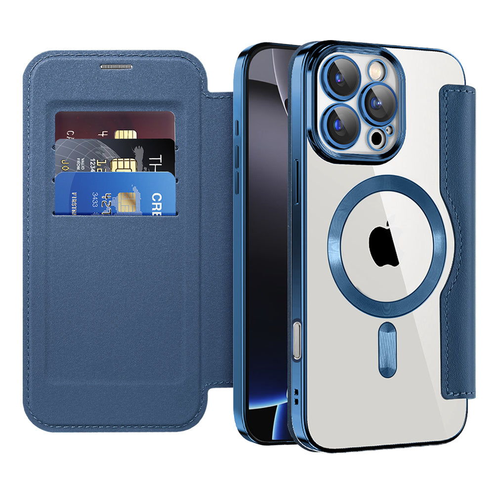 Techsuit - SmartMag Book Case - iPhone 16 Pro Max - Blue