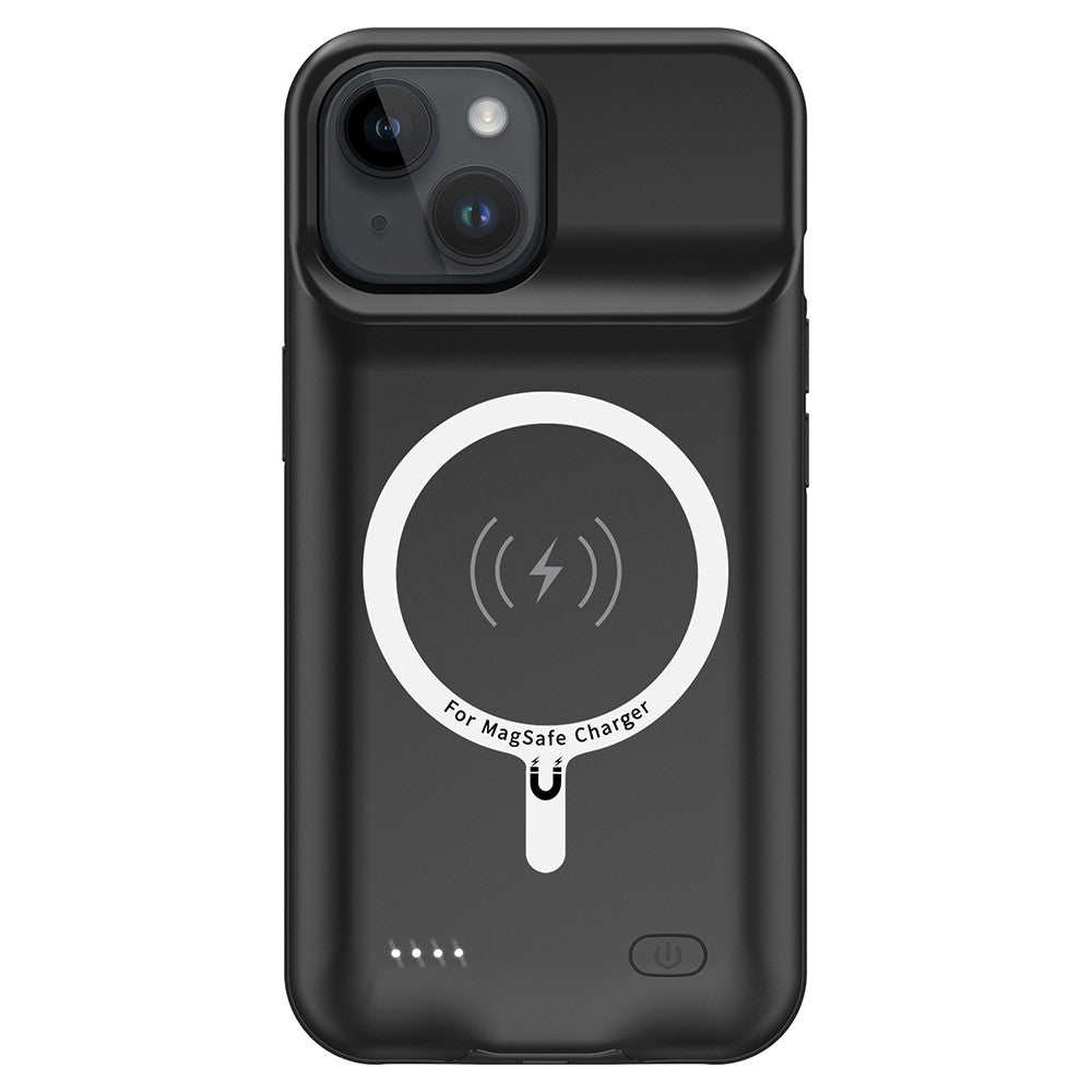 Techsuit - Power Pro MagSafe Battery Case - iPhone 15 - 7000mAh - Black