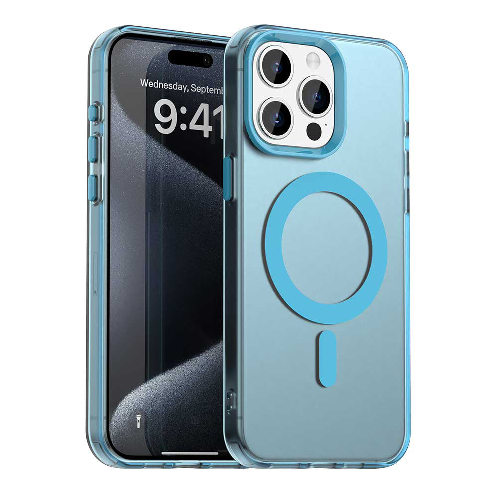 Techsuit - CandyCase MagSafe - iPhone 15 Pro - Blue