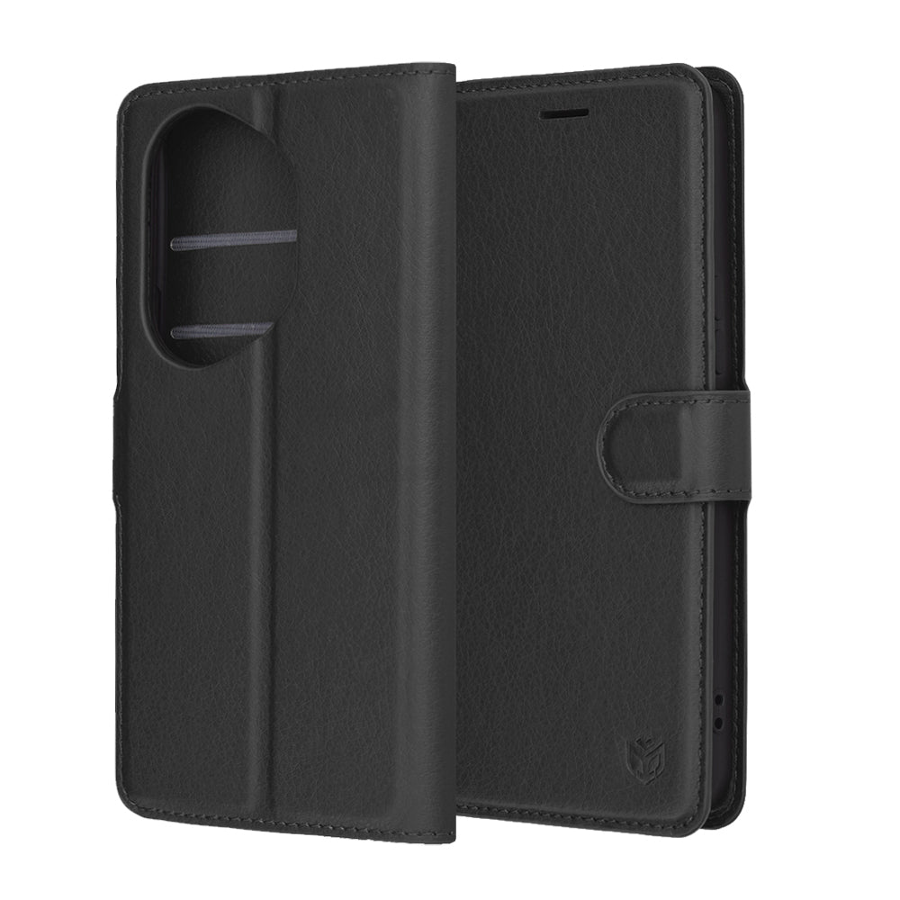 Techsuit - Leather Folio - Honor 400 Pro - Black