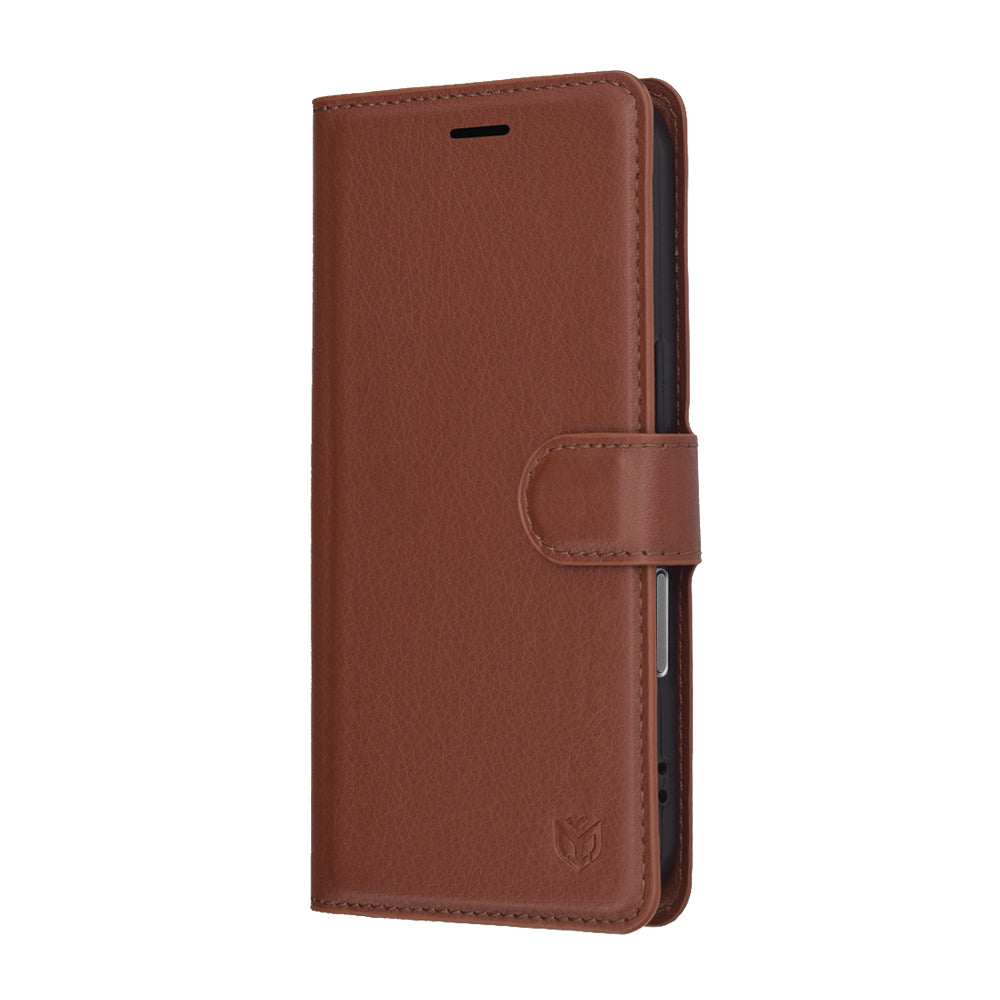 Techsuit - Leather Folio - iPhone 17 Pro Max - Brown