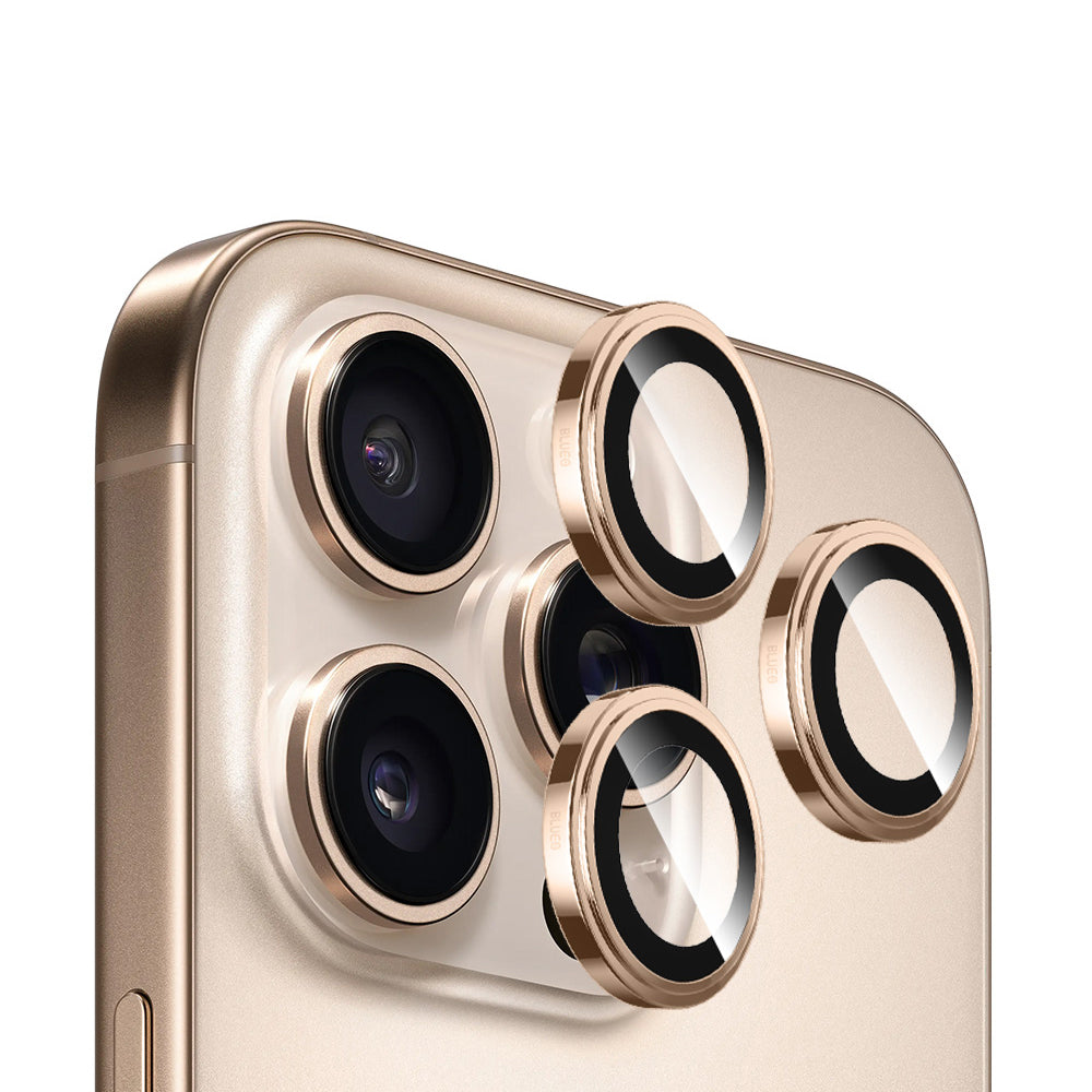 Blueo - Sapphire Crystal Original Lens Glass - iPhone 14 Pro / iPhone 14 Pro Max - Golden