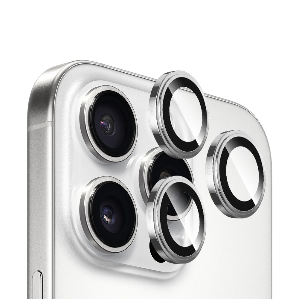 Blueo - Sapphire Crystal Original Lens Glass - iPhone 14 Pro / iPhone 14 Pro Max - Silver