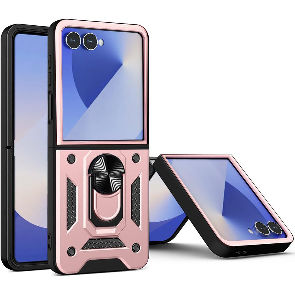 Techsuit - CamShield Series - Samsung Galaxy Z Flip7 - Rose Gold