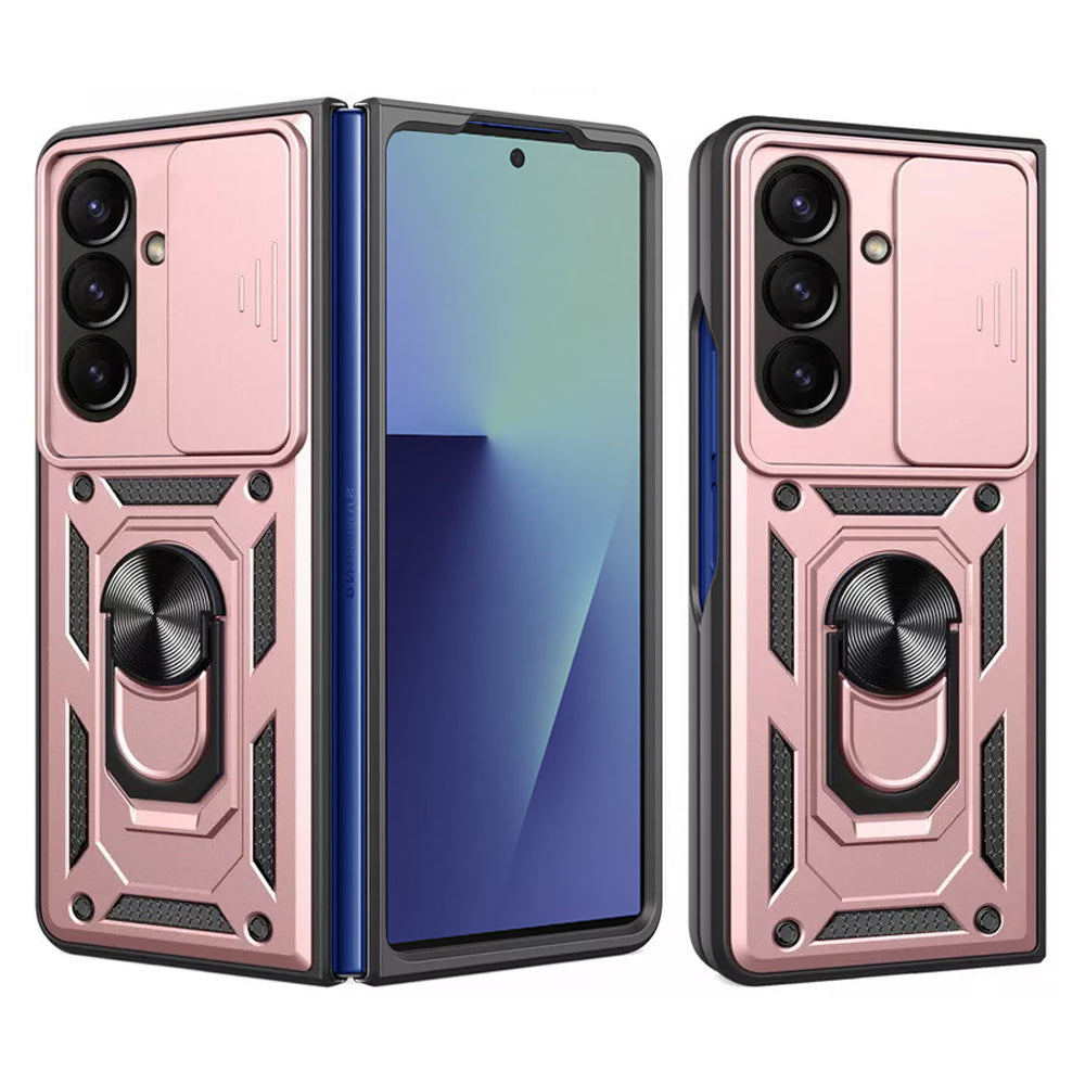 Techsuit - CamShield Series - Samsung Galaxy Z Fold7 - Rose Gold