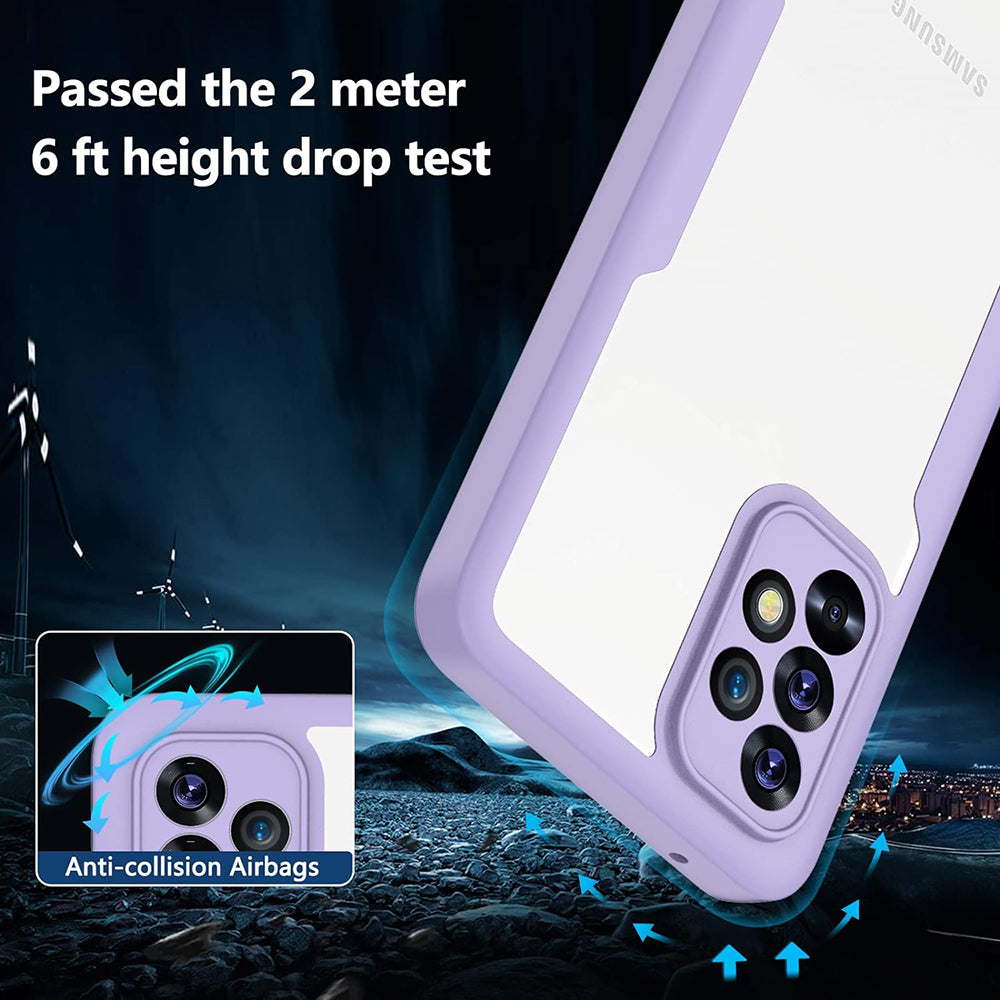 Techsuit - ColorVerse 360 Series + Screen Protector -  Galaxy A16 4G / A16 5G / A17 5G / A17 4G - Pink