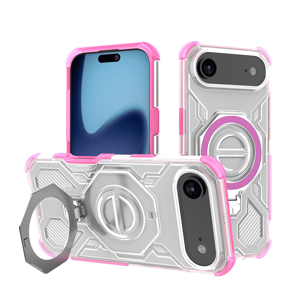 Techsuit - Carbon Shield PRO - iPhone 17 Air - Pink Transparent