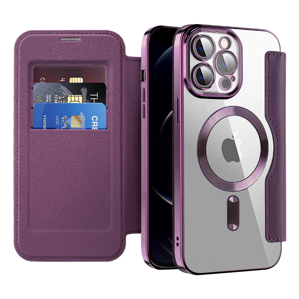 Techsuit - SmartMag Book Case - iPhone 12 Pro - Purple
