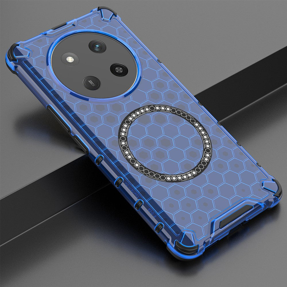 Techsuit - HoneyComb Shield MagSafe - Honor Magic7 Lite / X9c - Blue