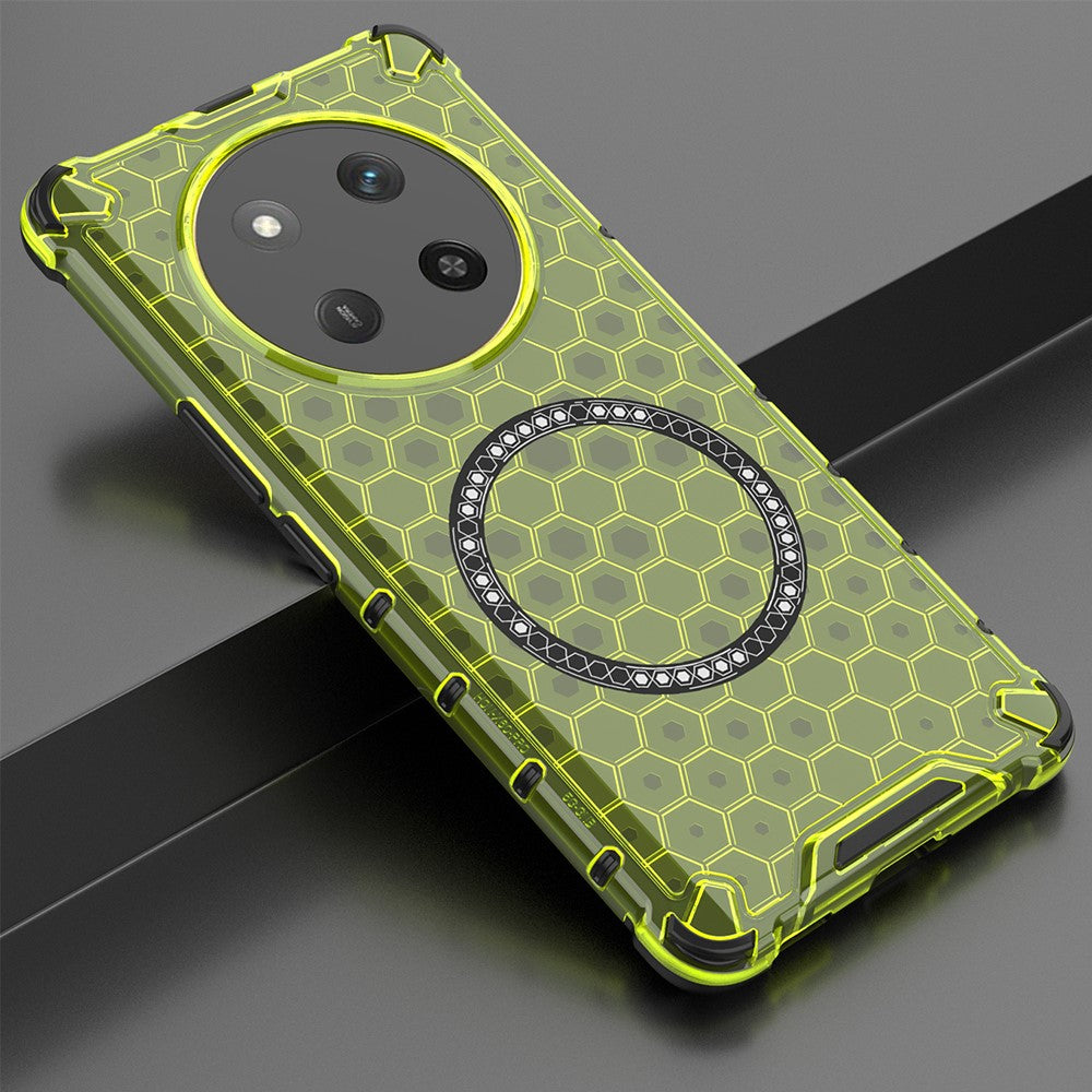 Techsuit - HoneyComb Shield MagSafe - Honor Magic7 Lite / X9c - Lime Green