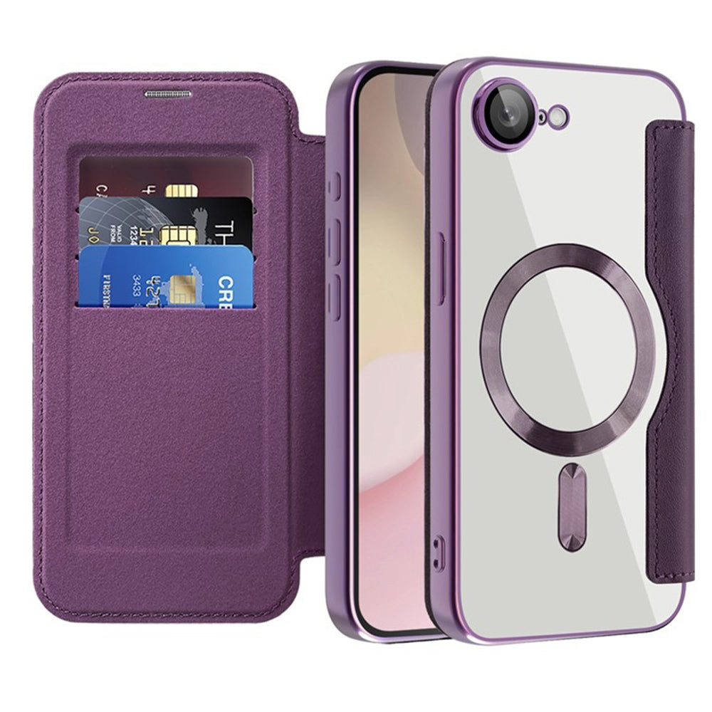 Techsuit - SmartMag Book Case - iPhone 16e - Purple