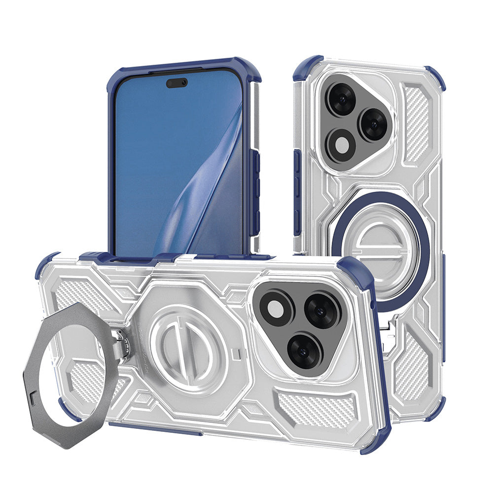 Techsuit - Carbon Shield PRO - Honor 400 Lite - Blue Transparent