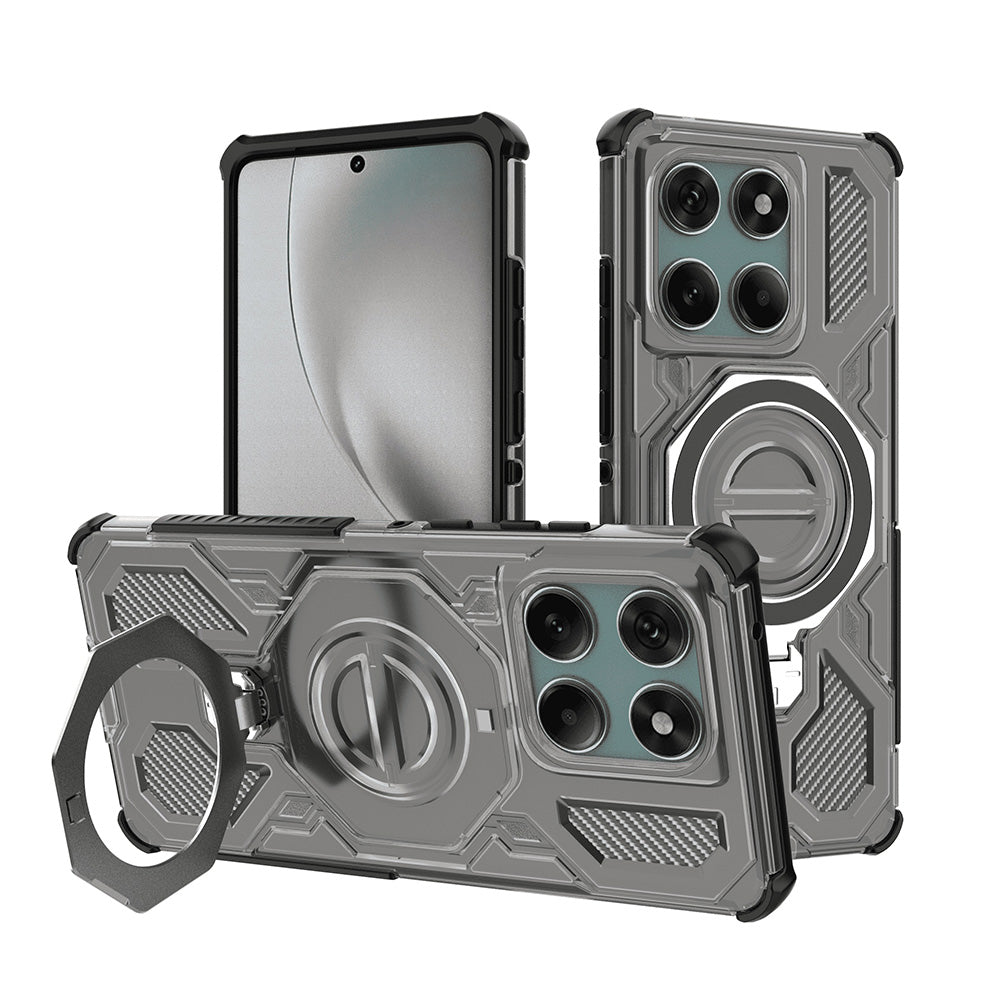 Techsuit - Carbon Shield PRO - Motorola Edge 60 / Edge 60 Fusion - Smoke Black