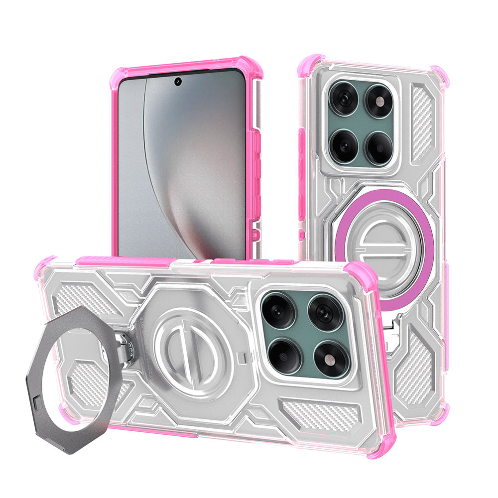 Techsuit - Carbon Shield PRO - Motorola Edge 60 / Edge 60 Fusion - White Transparent