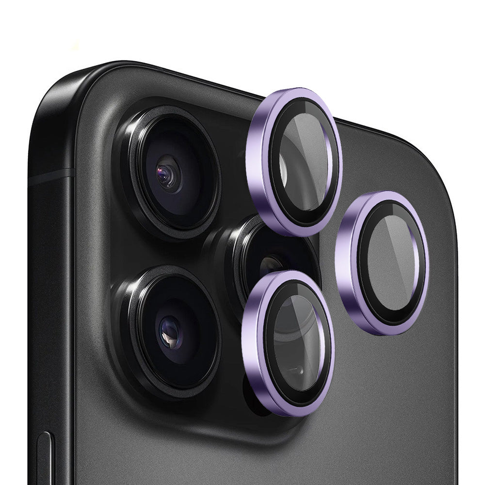 Blueo - Original Metal Frame Lens Protector - iPhone 14 Pro / iPhone 14 Pro Max - Purple