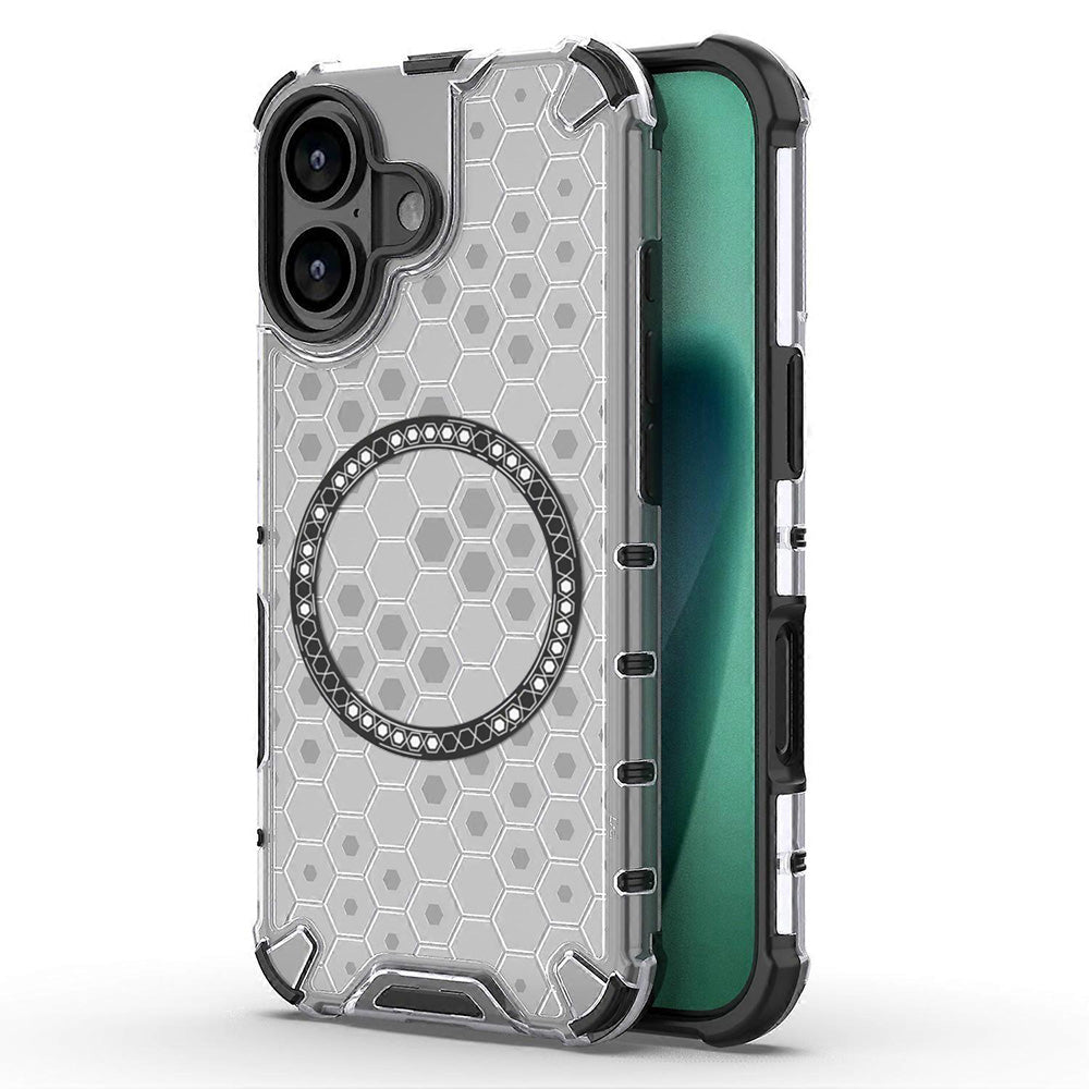 Techsuit - HoneyComb Shield MagSafe - iPhone 17 - White