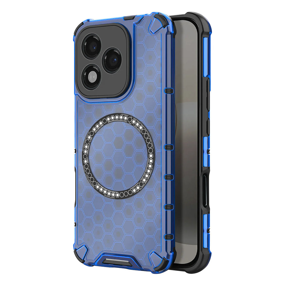 Techsuit - HoneyComb Shield MagSafe - Honor 400 Lite - Blue