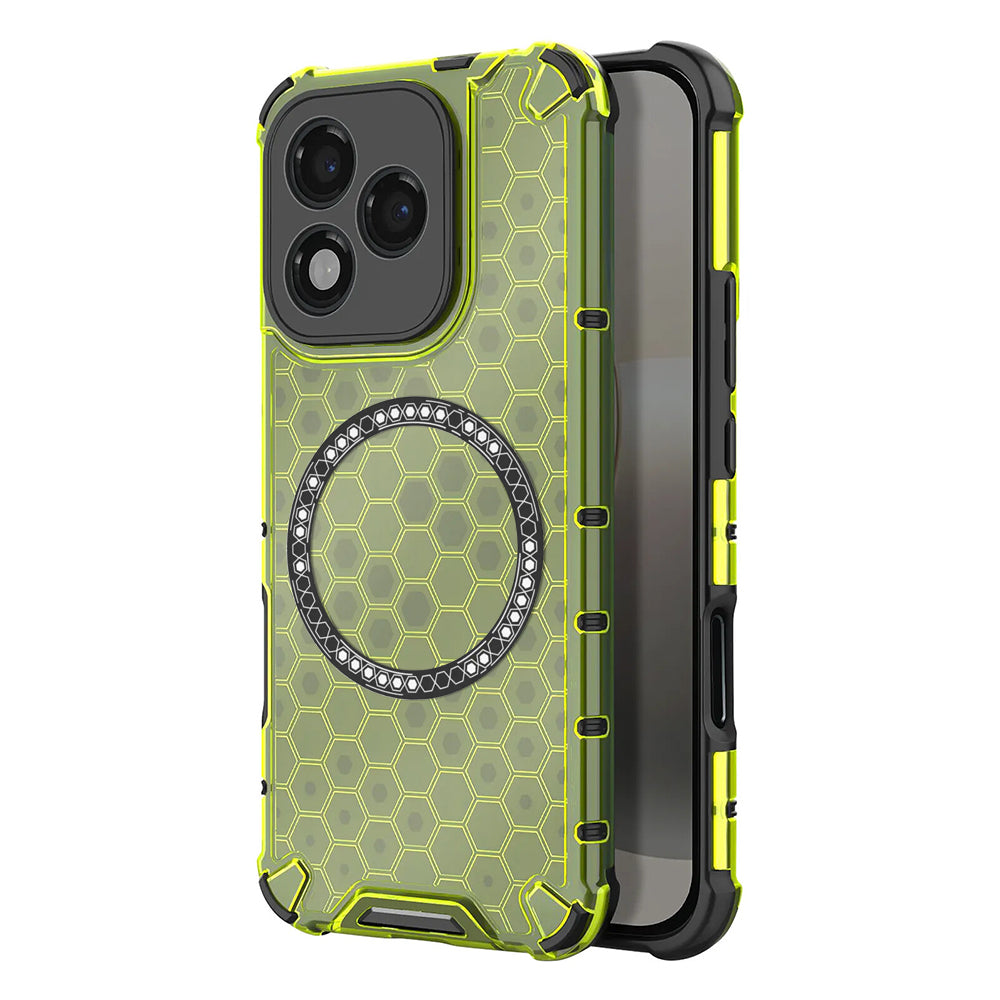 Techsuit - HoneyComb Shield MagSafe - Honor 400 Lite - Lime Green
