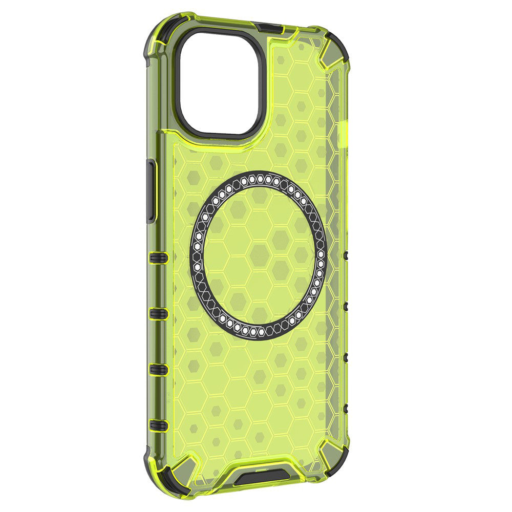 Techsuit - HoneyComb Shield MagSafe - Honor 400 Lite - Lime Green
