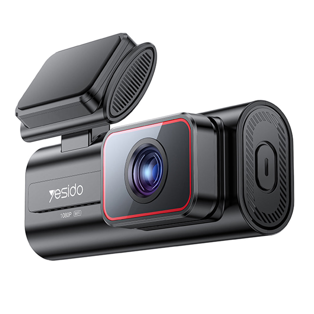 Yesido - Dash Camera (KM21) - Full HD 1080p, 145Â° Angle Range, 1.47" IPS Built-in Screen - Black