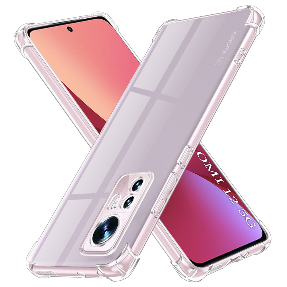 Techsuit - Shockproof Clear Silicone - Xiaomi 12 / 12X - Clear