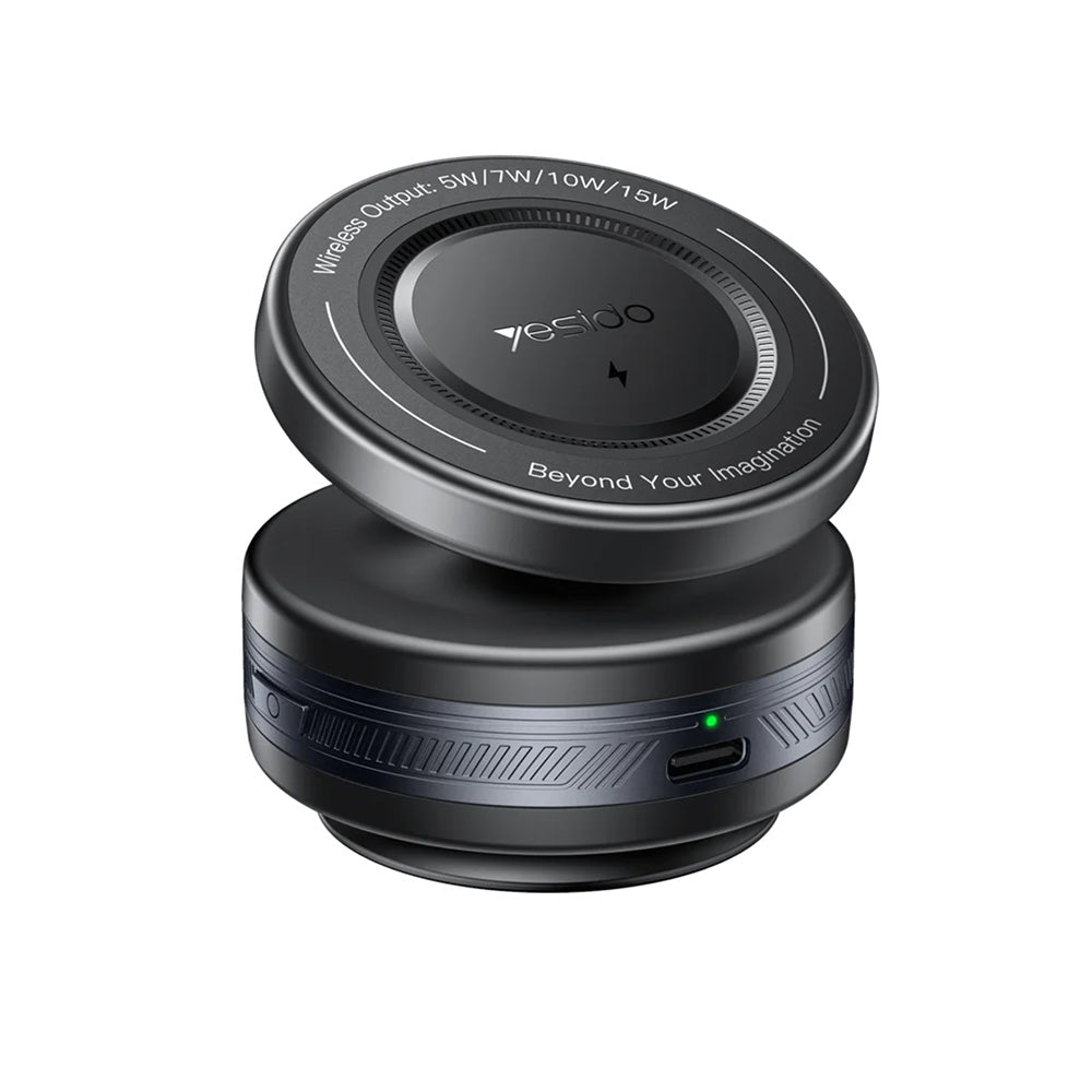 Yesido - Car Holder with Wireless Charging (C310) - with MagSafe Support, for Dashboard, Full Automatic, Anti-shaking - Black