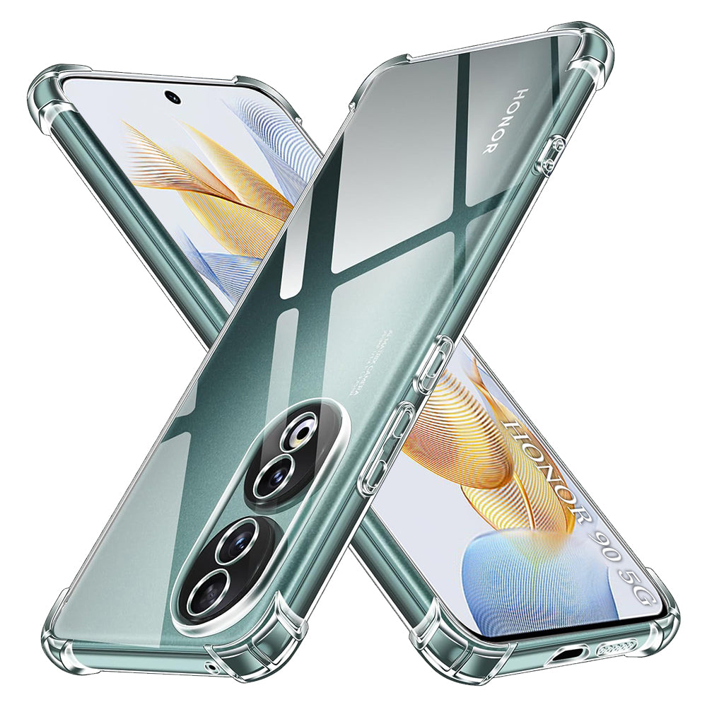 Techsuit - Shockproof Clear Silicone - Honor 90 - Clear