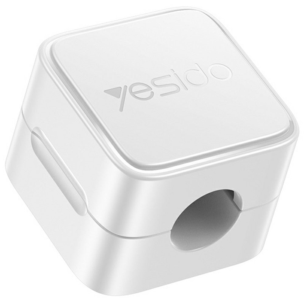 Yesido - (4 pack) Cable Organizer (C216WH) - Magnetic Clips, Strong Adhesive, Mini Design - White