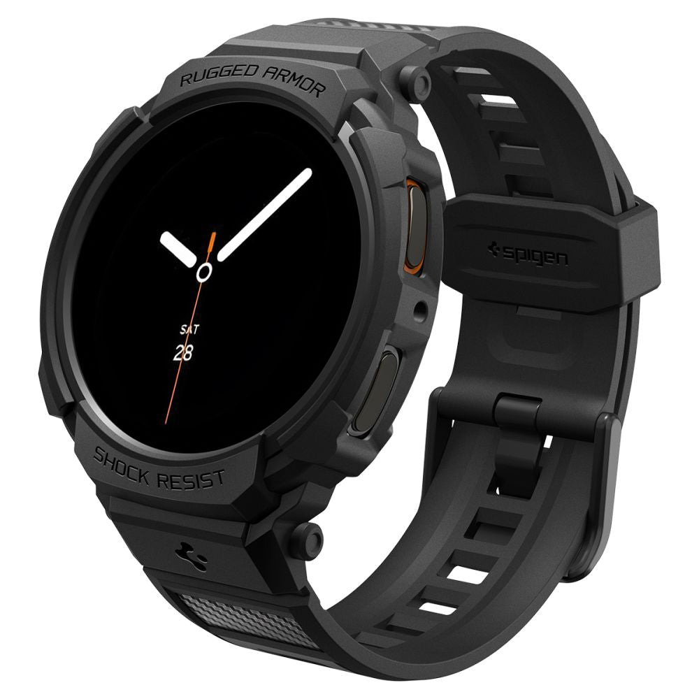 Spigen - Rugged Armor Pro - Samsung Galaxy Watch8 44mm - Black