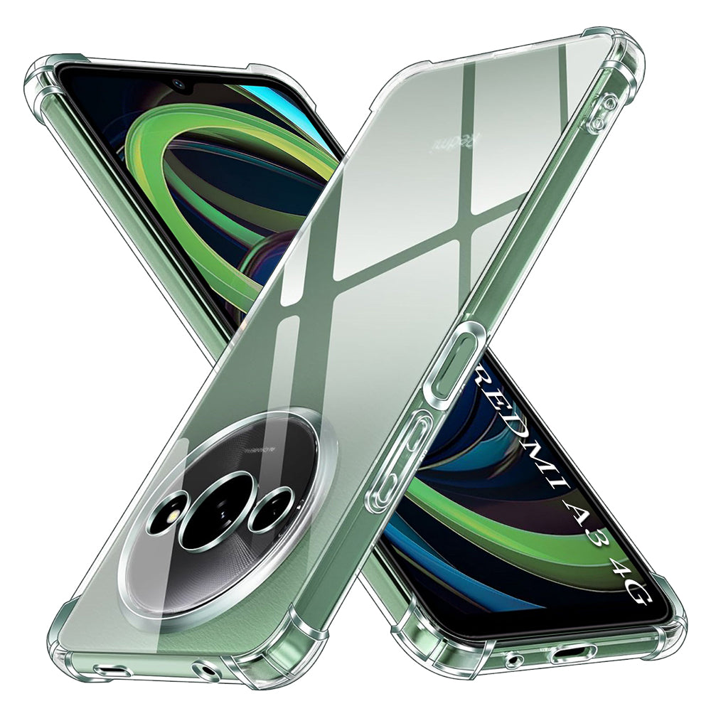 Techsuit - Shockproof Clear Silicone - Xiaomi Redmi A3 / Redmi A3x - Clear