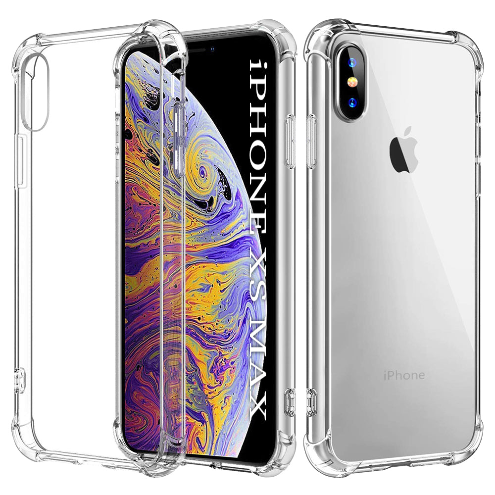 Techsuit - Shockproof Clear Silicone - iPhone XS Max - Clear