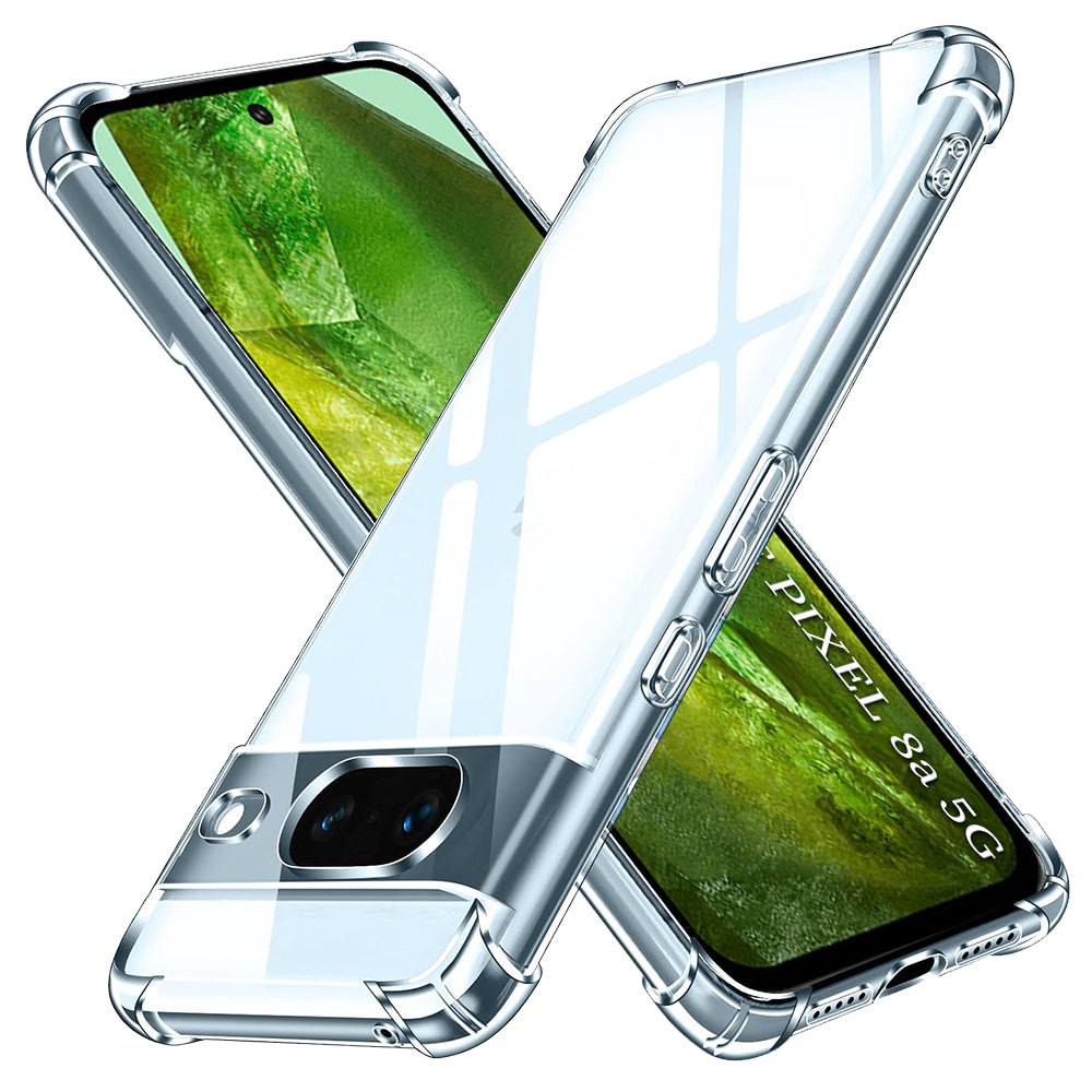 Techsuit - Shockproof Clear Silicone - Google Pixel 8a - Clear