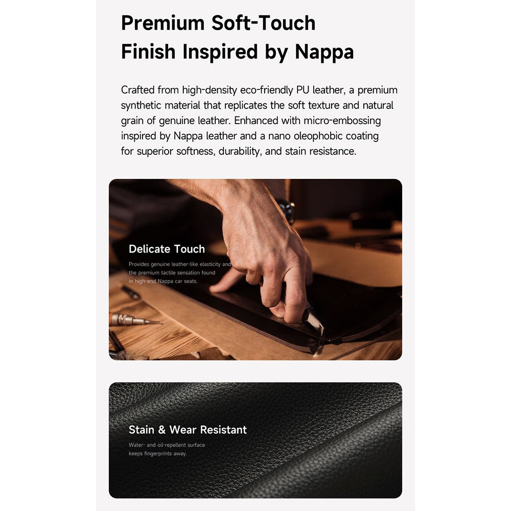 Mcdodo - Magnetic Foldable Stand Napa Series (FS-8020) - for Laptop/Tablet, 3 Adjustable Angles, 11-16"/7-11" - Black