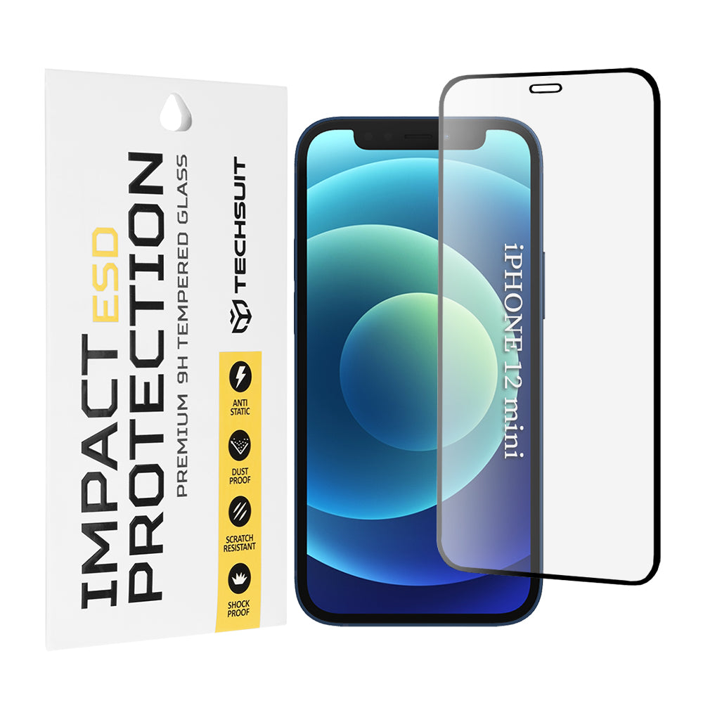 Techsuit - ESD Glass - iPhone 12 mini - Black