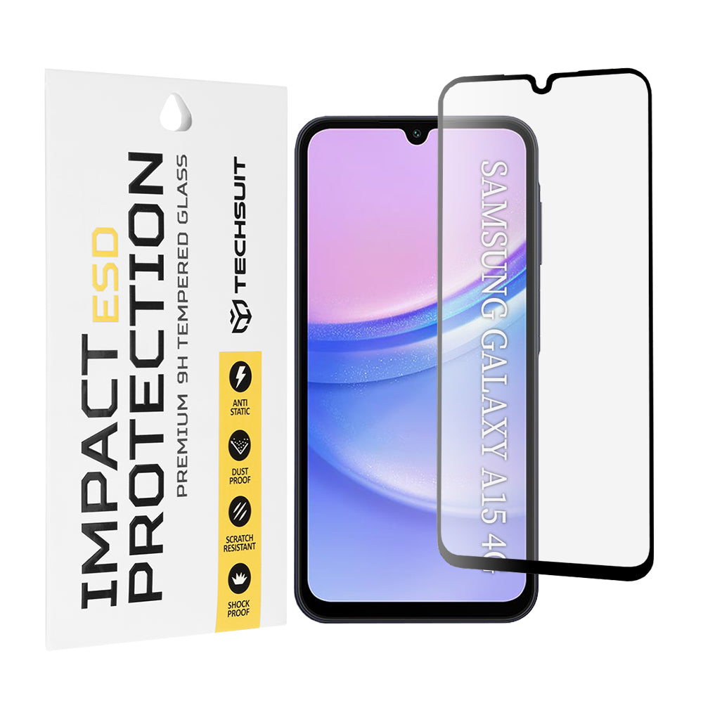 Techsuit - ESD Glass - Samsung Galaxy A15 4G / A15 5G / M15 - Black