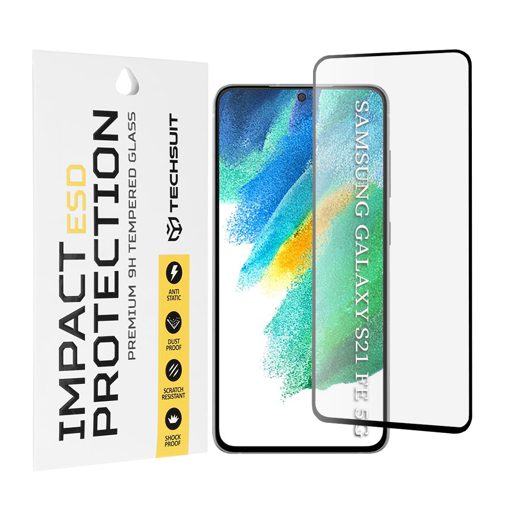 Techsuit - ESD Glass - Samsung Galaxy S21 FE 5G - Black