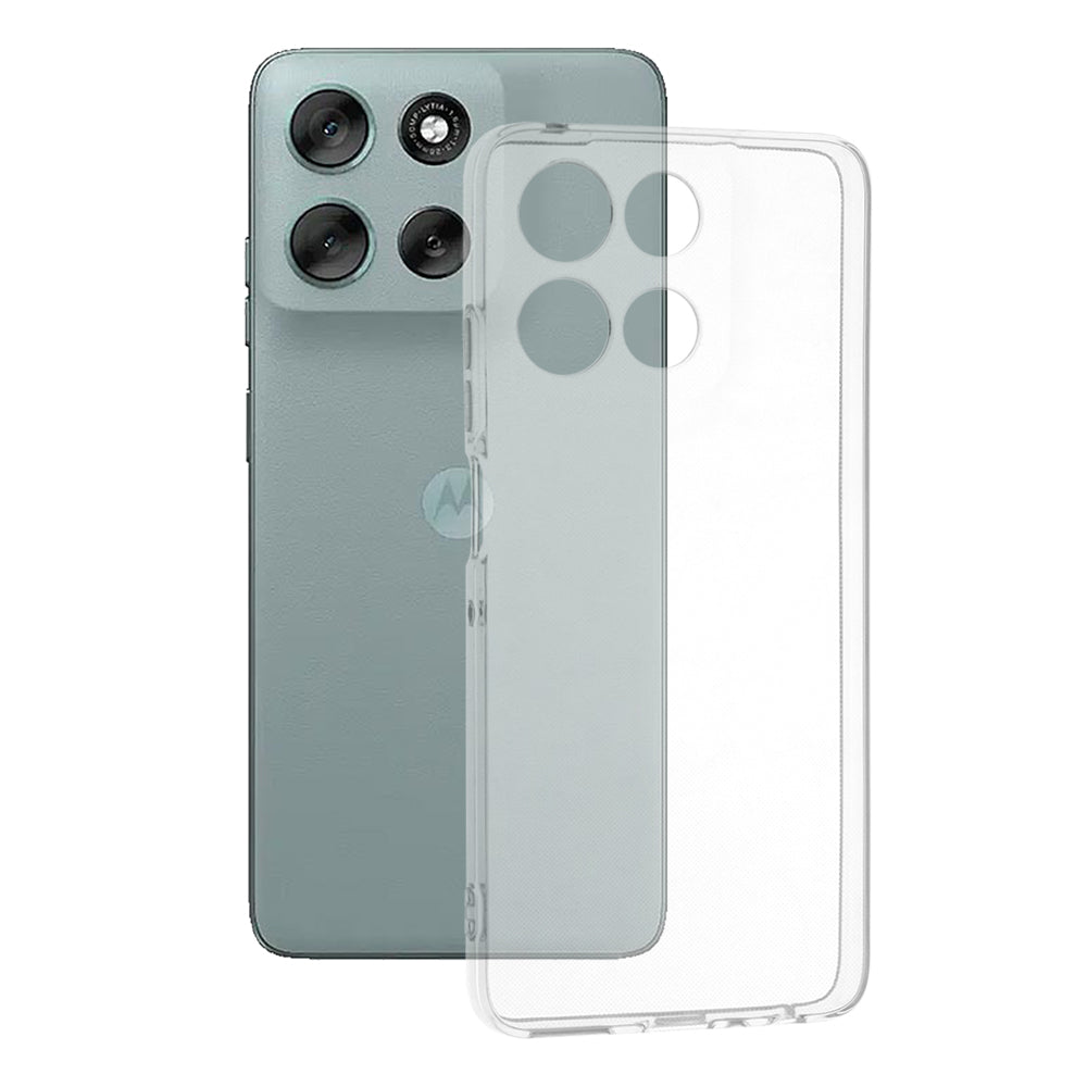 Techsuit - Clear Silicone - Motorola Moto G56 - Transparent