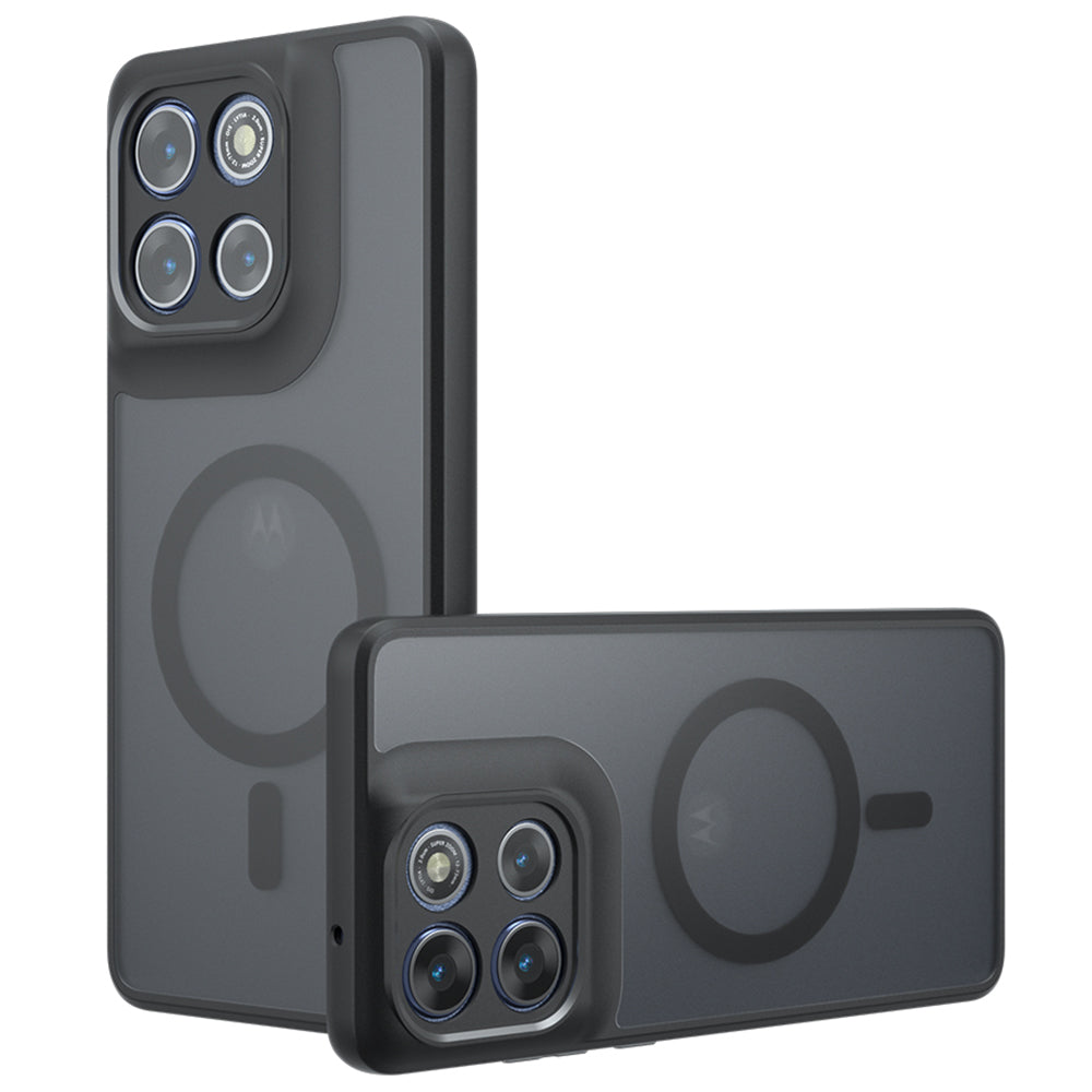 Techsuit - PureFrost MagSafe - Motorola Moto G56 - Frosted Black