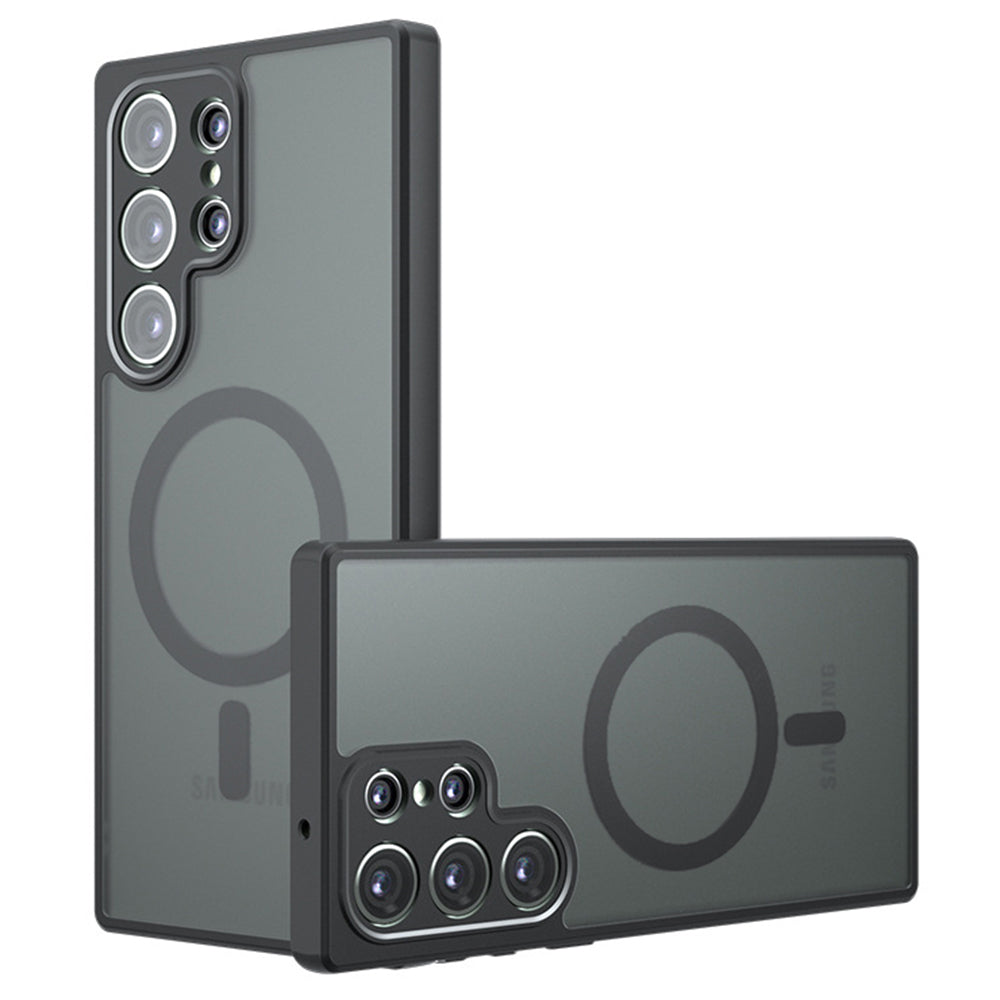 Techsuit - PureFrost MagSafe - Samsung Galaxy S22 Ultra 5G - Frosted Black