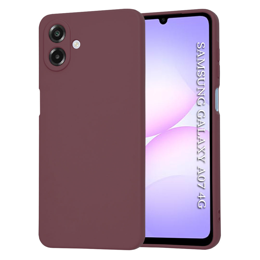 Techsuit - SoftFlex - Samsung Galaxy A07 4G - Plum Red