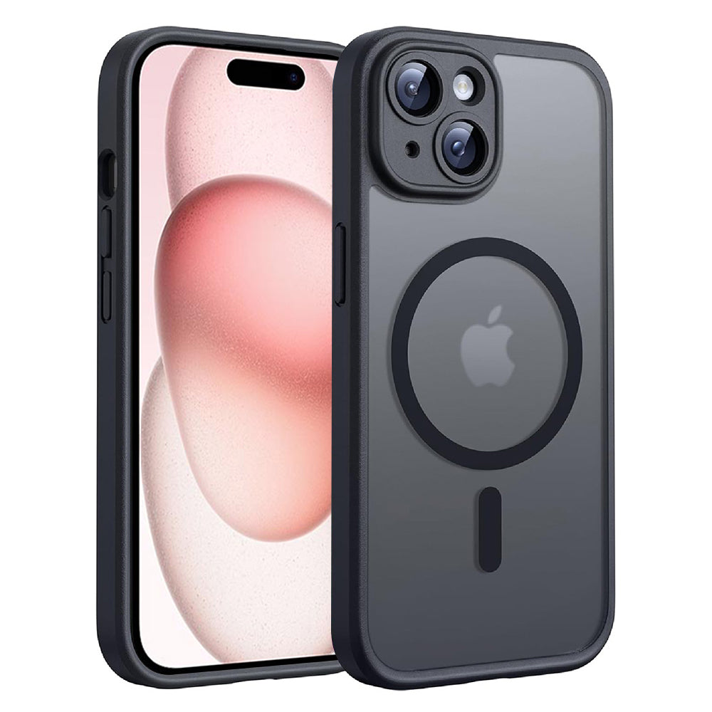 Techsuit - PureFrost MagSafe - iPhone 15 - Frosted Black