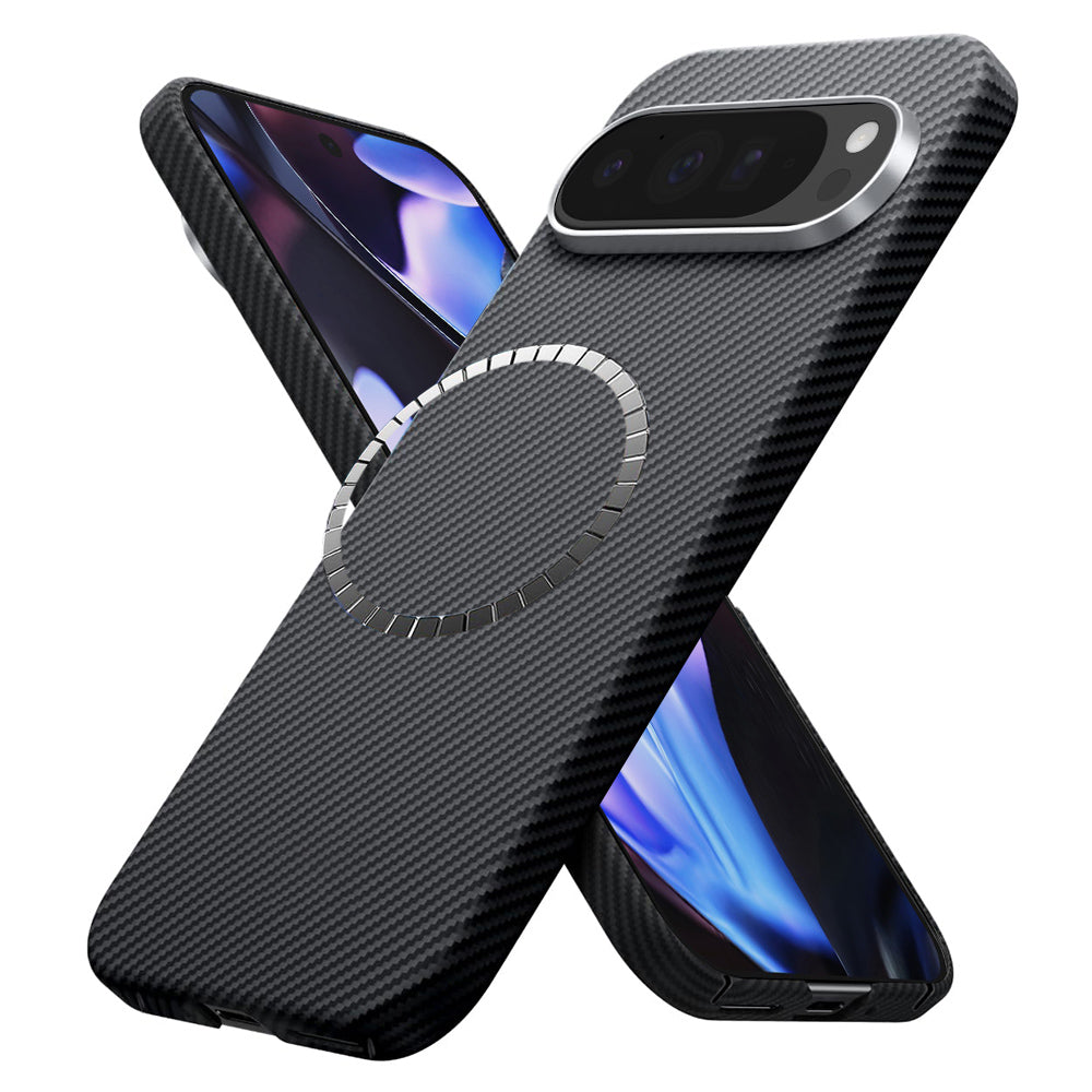 Techsuit - Aramid Fiber MagSafe - Google Pixel 9 Pro XL - Black