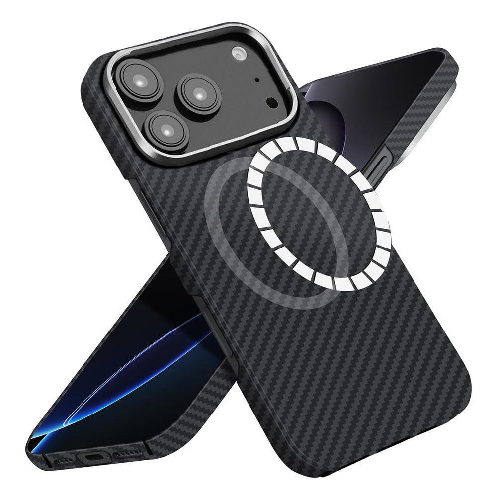Techsuit - Aramid Fiber MagSafe - iPhone 17 Pro Max - Black